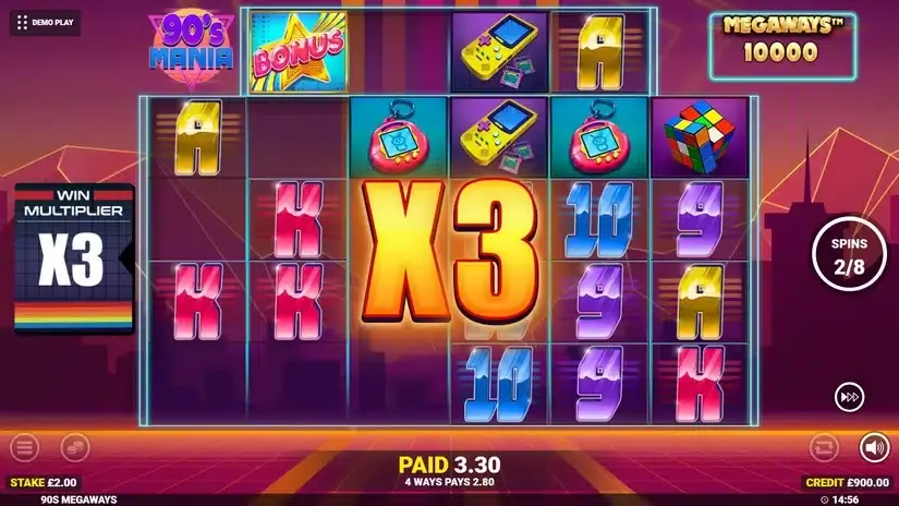 90’s Mania Megaways slot screenshot 5
