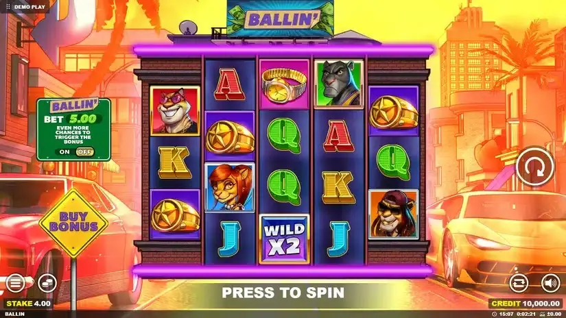Ballin’ slot screenshot 1
