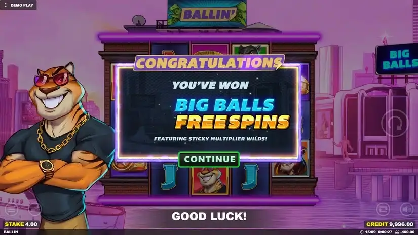 Ballin’ slot screenshot 4