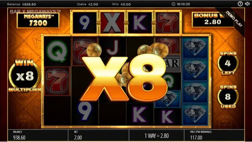 Bar-X Safecracker Megaways slot screenshot 6