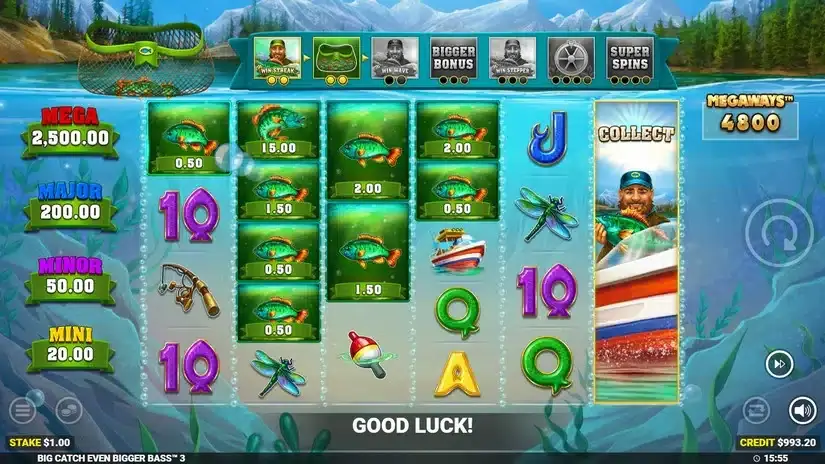 Big Catch Even Bigger Bass 3 slot screenshot 4