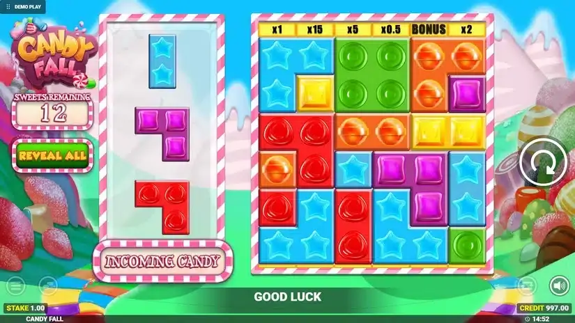 Candy Fall slot screenshot 2