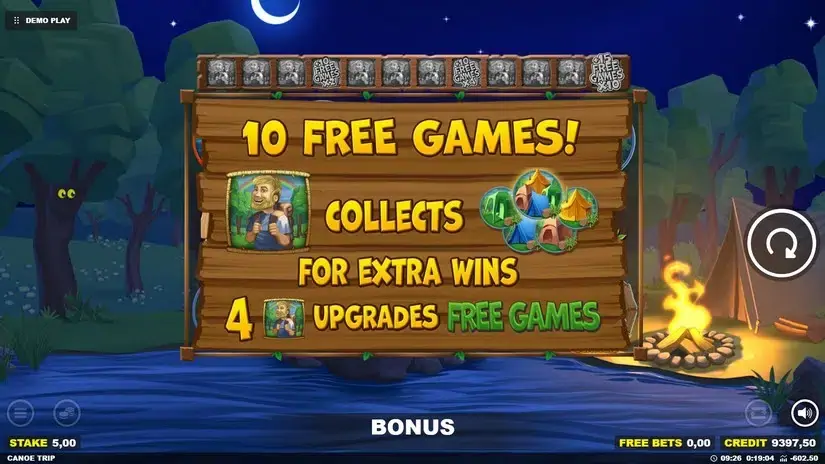 Canoe Trip slot screenshot 4
