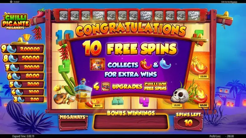 Chilli Picante Megaways slot screenshot 4