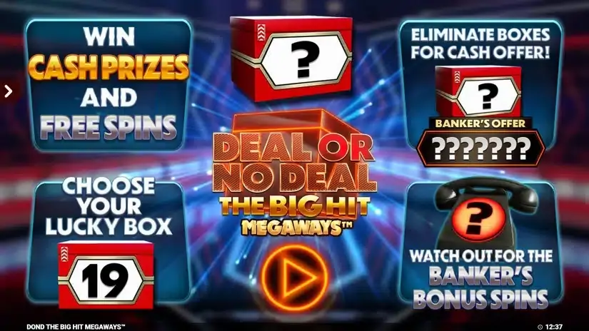 Deal Or No Deal The Big Hit Megaways slot screenshot 3