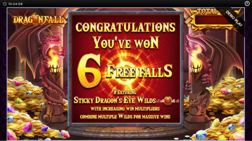 Dragon Fall slot screenshot 4