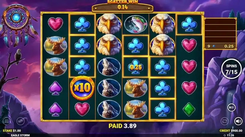 Eagle Storm slot screenshot 4