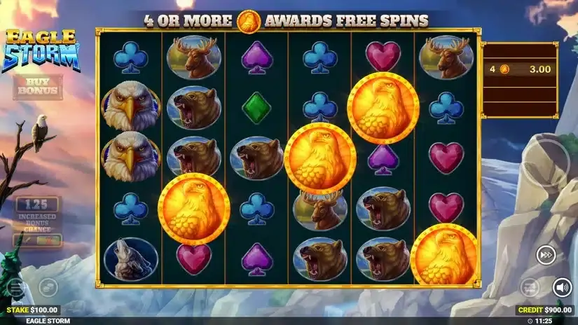 Eagle Storm slot screenshot 2