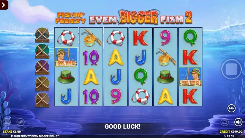 Fishin’ Frenzy Even Bigger Fish 2 slot screenshot 1