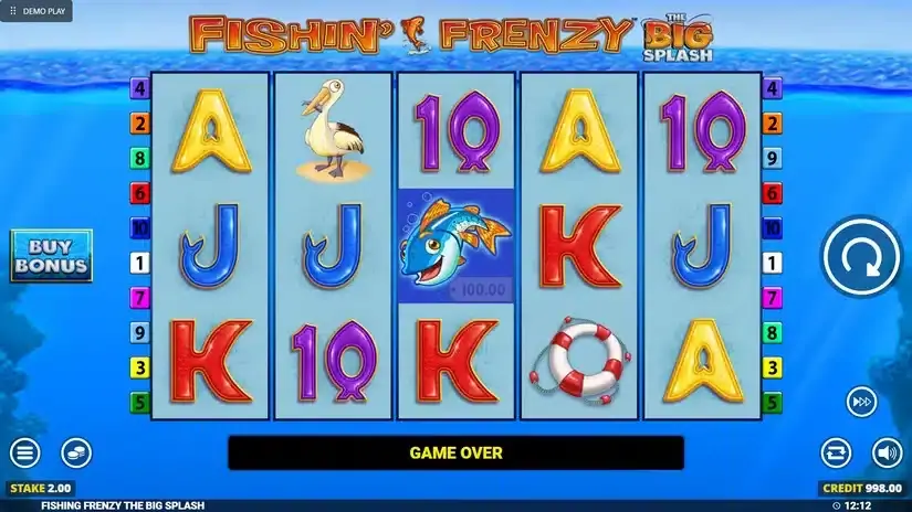 Fishin Frenzy The Big Splash slot screenshot