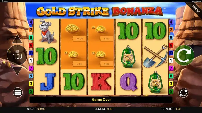 Gold Strike Bonanza slot screenshot 1
