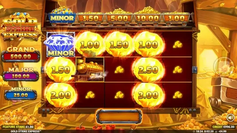 Gold Strike Express slot screenshot 5
