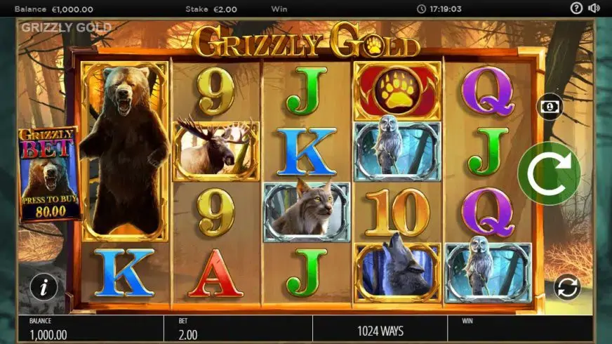 Grizzly Gold slot screenshot 1