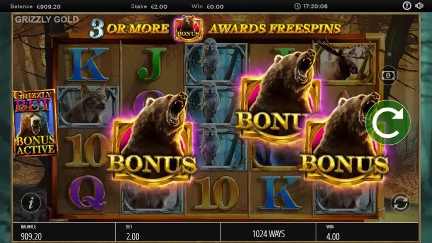 Grizzly Gold slot screenshot 4
