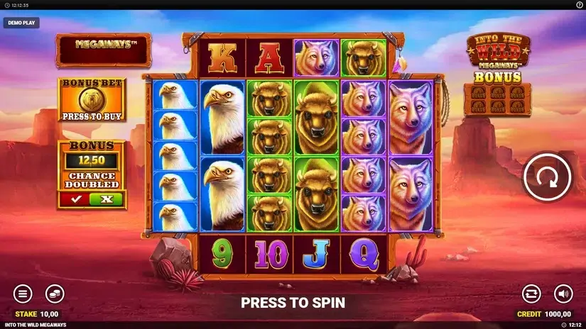 Into the Wild Megaways slot screenshot 1