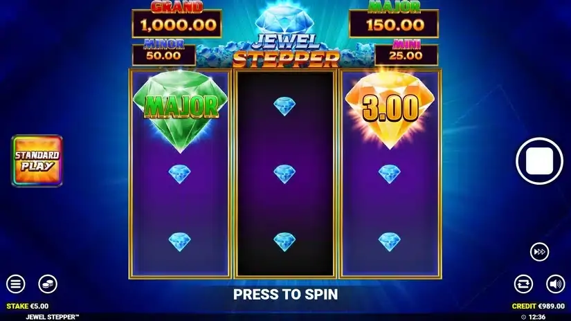 Jewel Stepper slot screenshot 