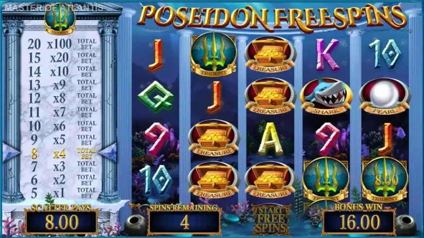 Master of Atlantis slot screenshot 6