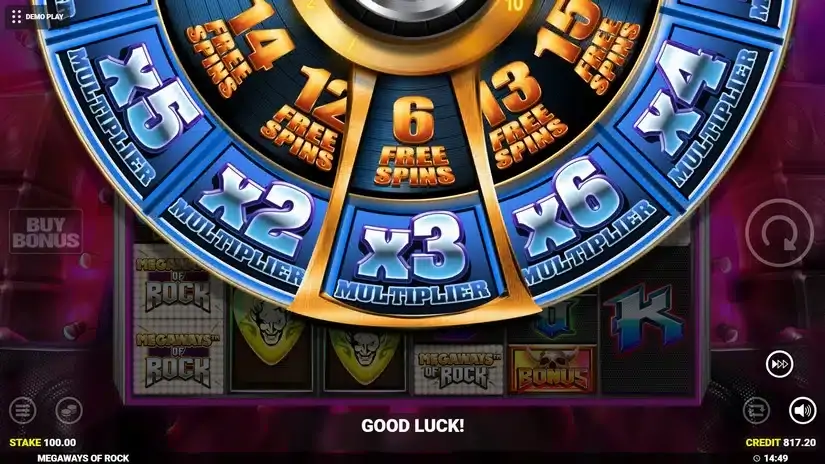 Megaways of Rock slot screenshot 2
