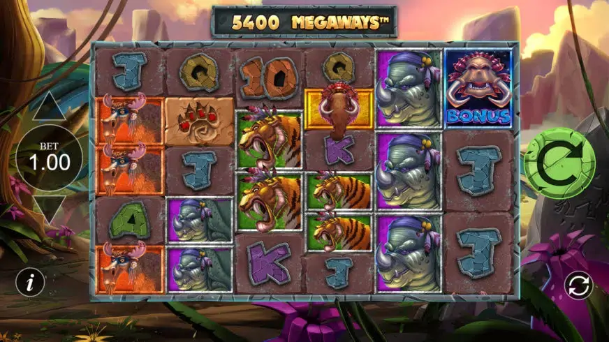 Primal Megaways slot screenshot 3
