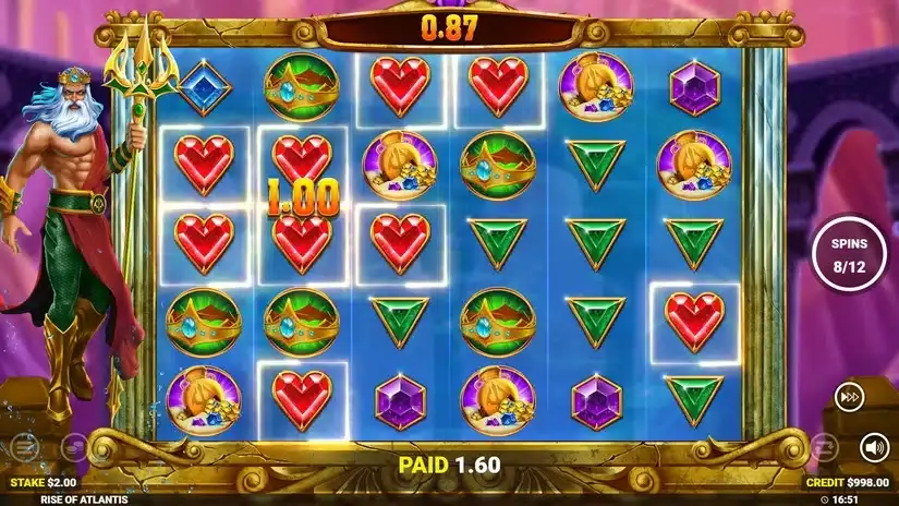 Rise of Atlantis 2 slot screenshot 4