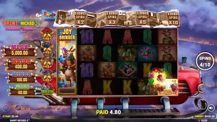 Saint Nicked 3 slot screenshot 5