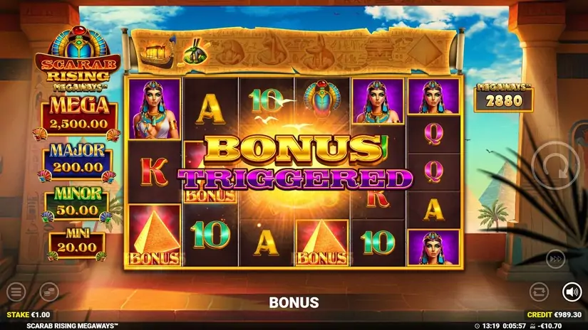 Scarab Rising Megaways slot screenshot 4