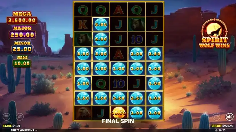Spirit Wolf Wins slot screenshot 8
