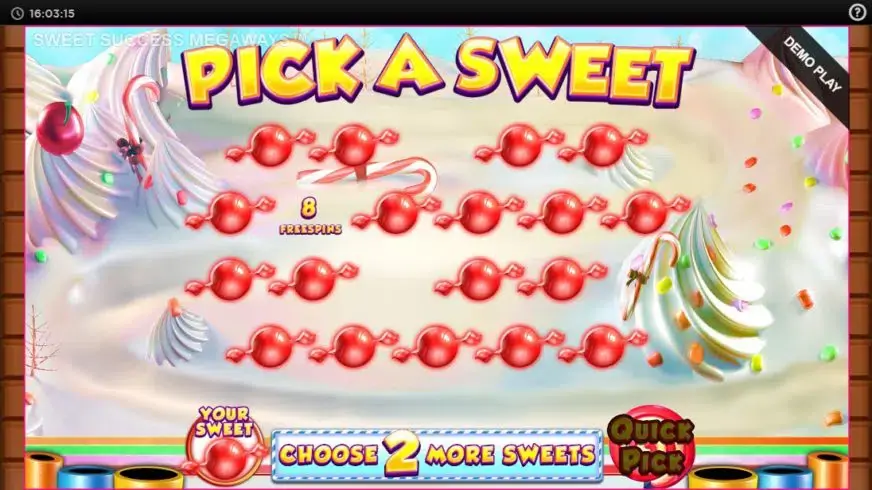 Sweet Success slot screenshot 3