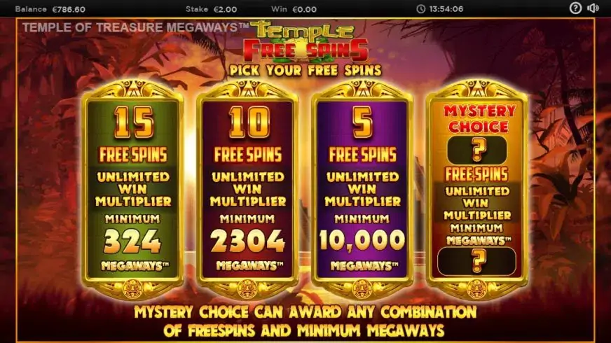 Temple of Treasures MegaWays slot screenshot 5