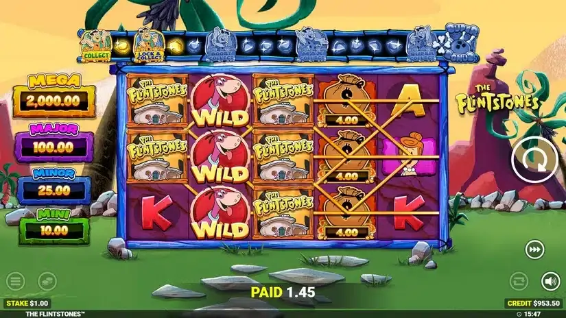 The Flintstones slot screenshot 4