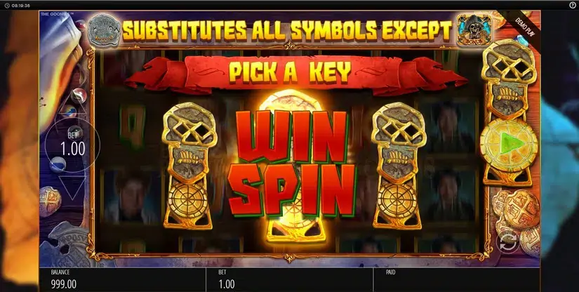 The Goonies Return slot screenshot 3
