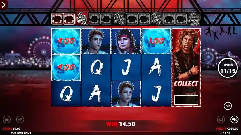 The Lost Boys slot screenshot 
