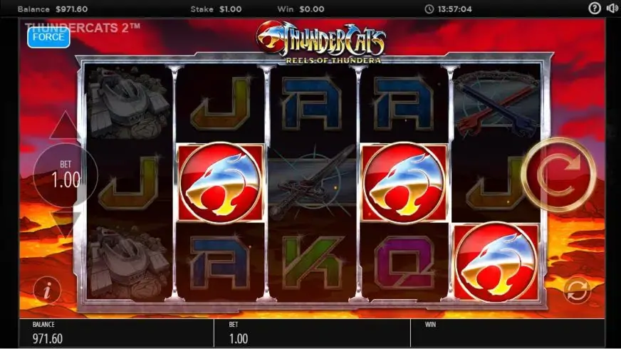 Thundercats Reels Of Thundera slot screenshot 3