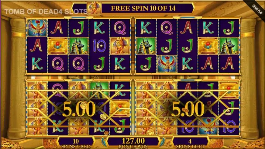 Tomb of Dead Power 4 Slots slot screenshot