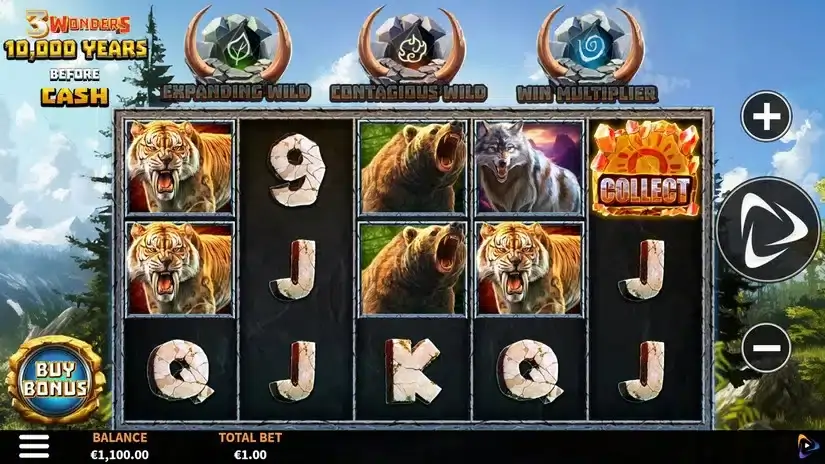 10,000 Years Before Cash slot screenshot 1