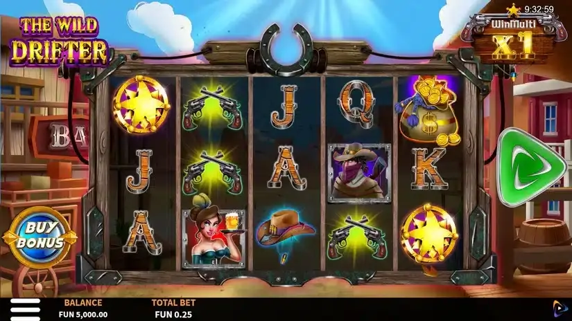 The Wild Drifter slot screenshot 1