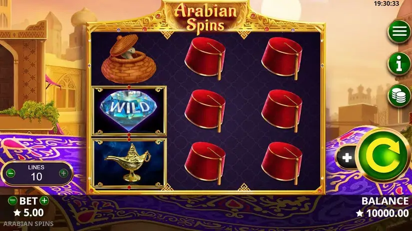 Arabian Spins slot screenshot 6