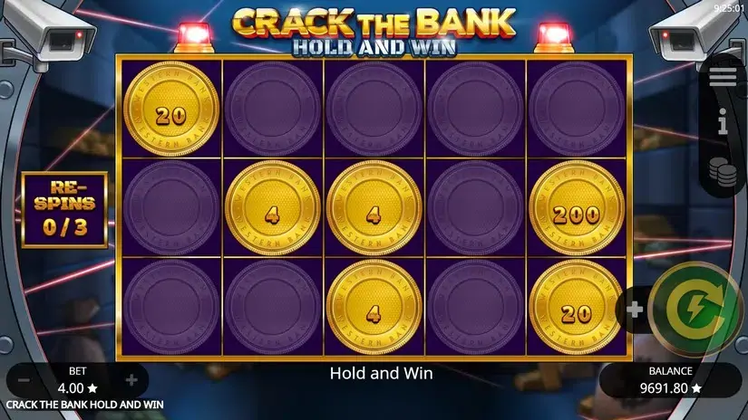 Crack the Bank Hold And Win slot screenshot 6