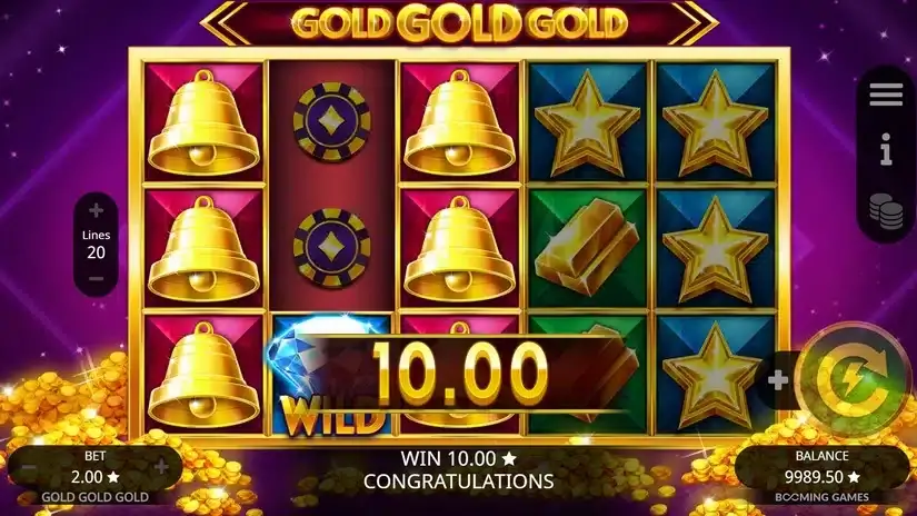 Gold Gold Gold slot screenshot 2