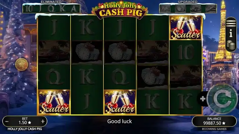Holly Jolly Cash Pig slot screenshot 3