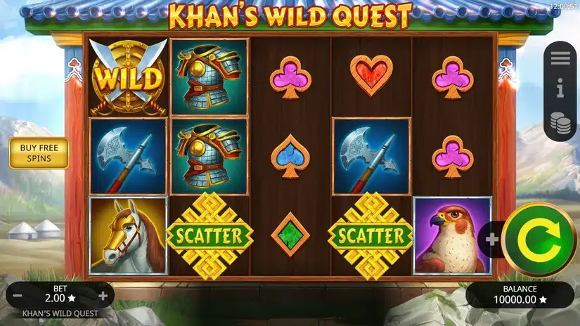 Khan’s Wild Quest slot screenshot 1