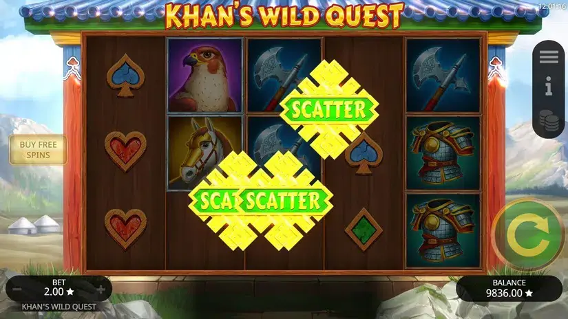 Khan’s Wild Quest slot screenshot 3