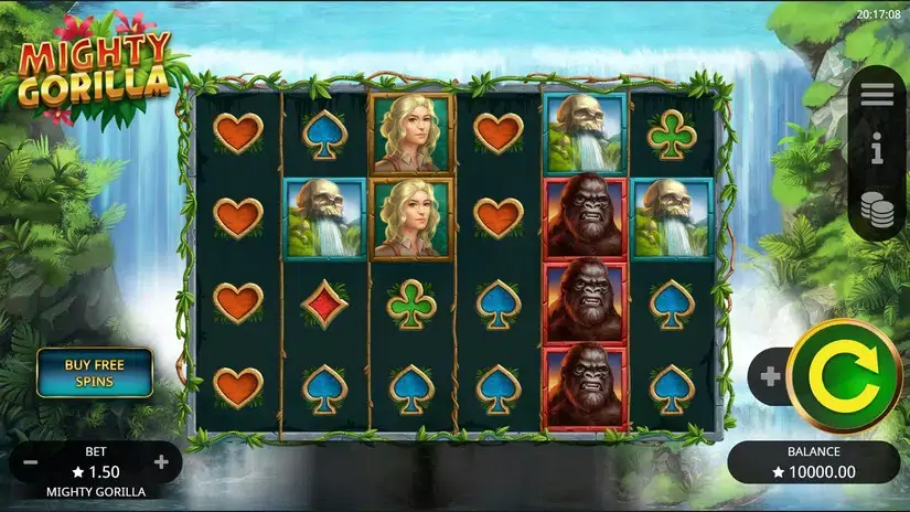 Mighty Gorilla slot screenshot 1