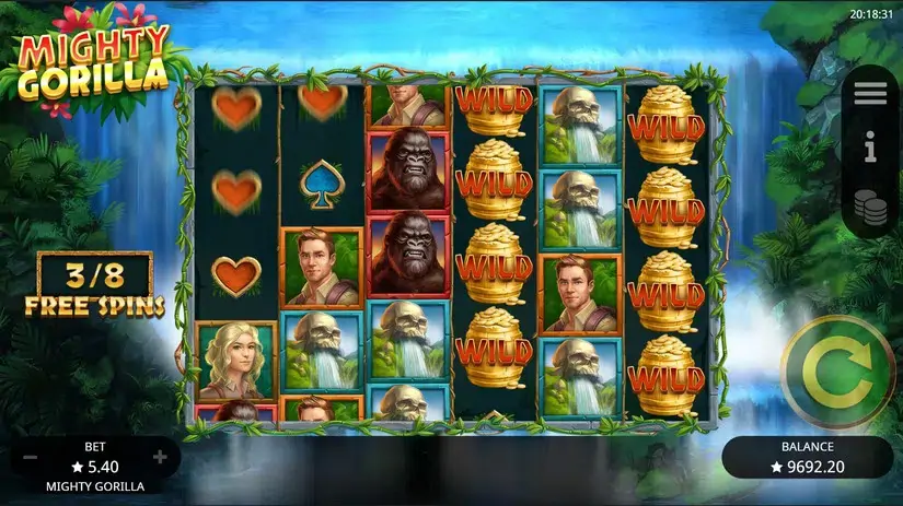 Mighty Gorilla slot screenshot 4