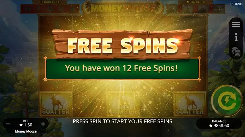 Money Moose slot screenshot 5