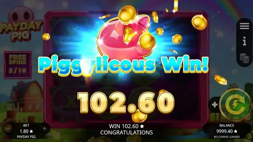 Payday Pig slot screenshot 