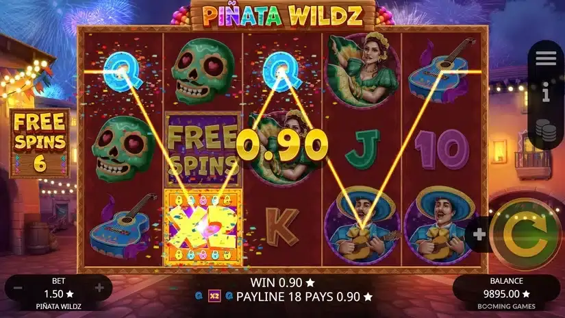 Pinata Wildz slot screenshot 3
