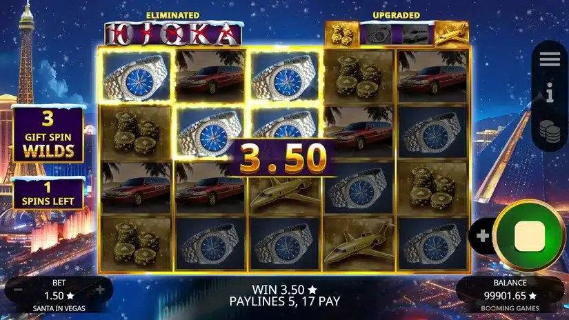 Santa In Vegas slot screenshot 5