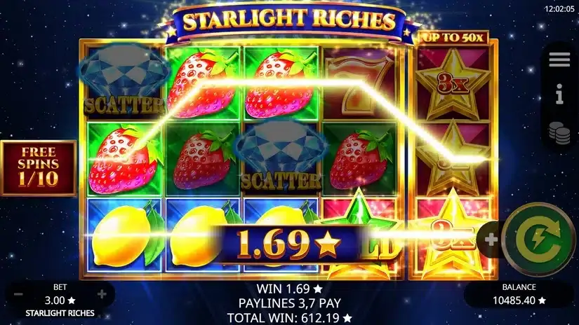 Starlight Riches slot screenshot 6