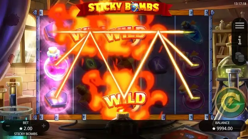 Sticky Bombs slot screenshot 2